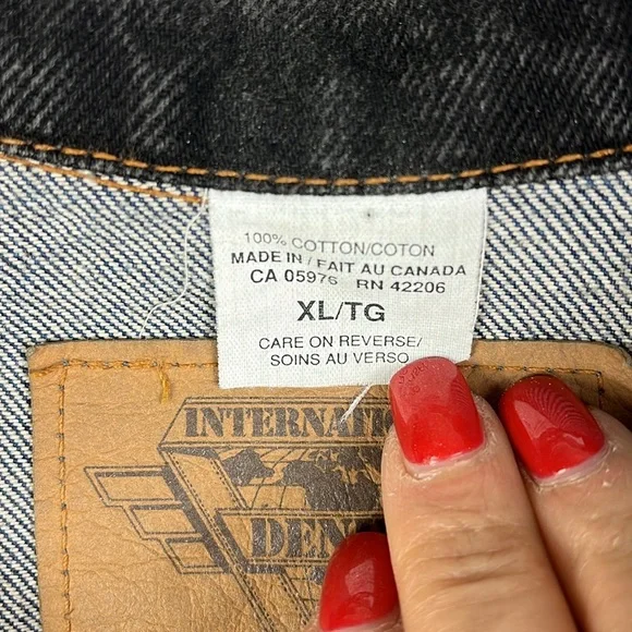 INTERNATIONAL DENIM dual color/pattern vest MEN Sz XL - Picture 6 of 9